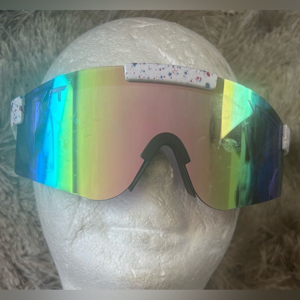 Pit Viper Sunglasses mirror oversized frames eye wear aviator accessory glasses